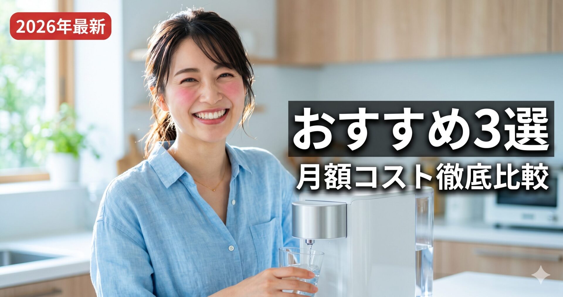 ウォーターサーバーおすすめ3選 アイキャッチ