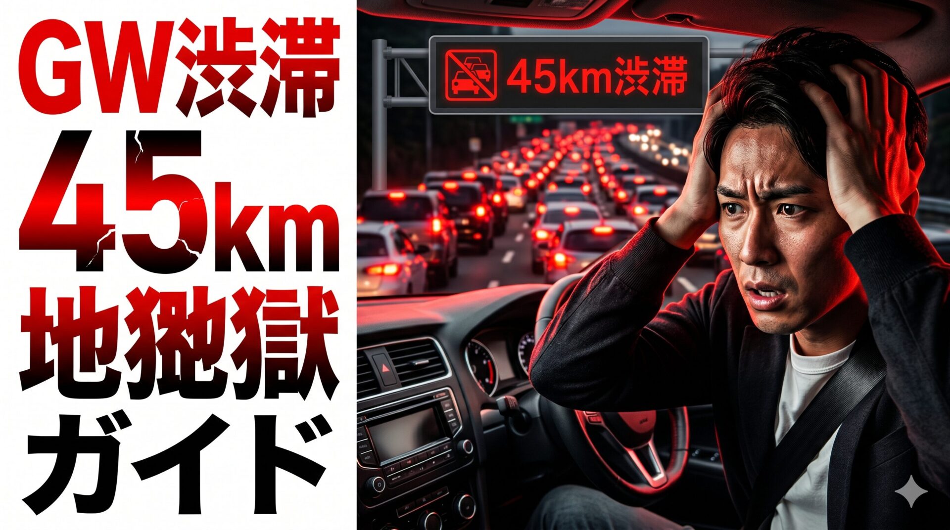 GW高速道路渋滞予測と回避ルート完全ガイド アイキャッチ