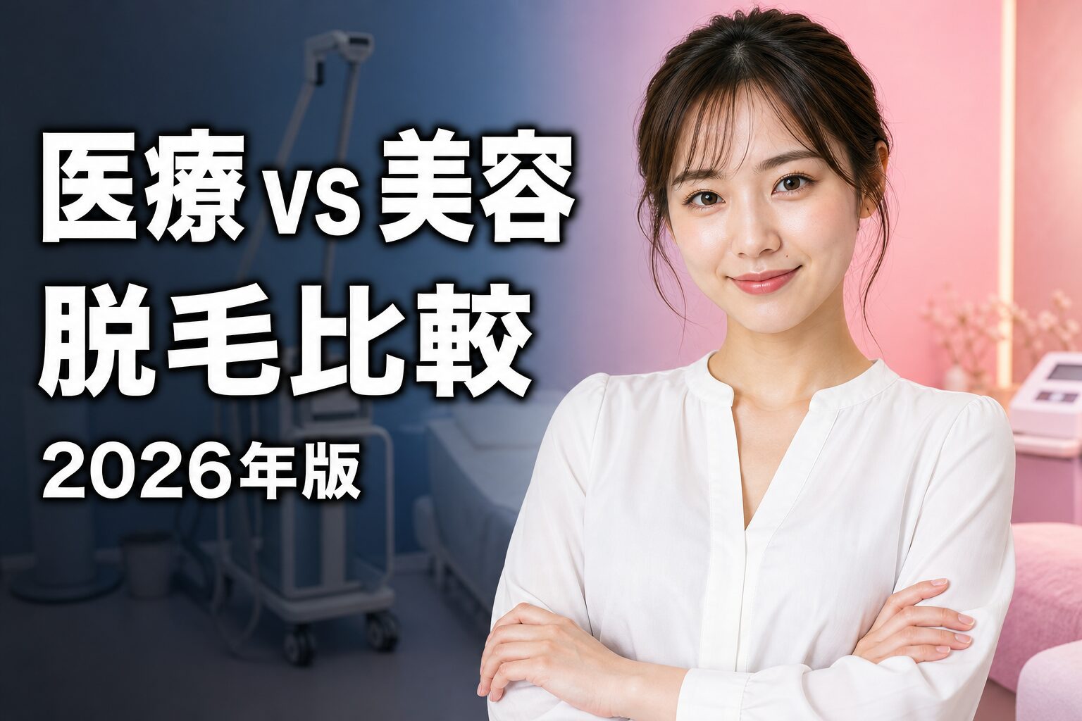医療脱毛と美容脱毛の違いを徹底比較 アイキャッチ