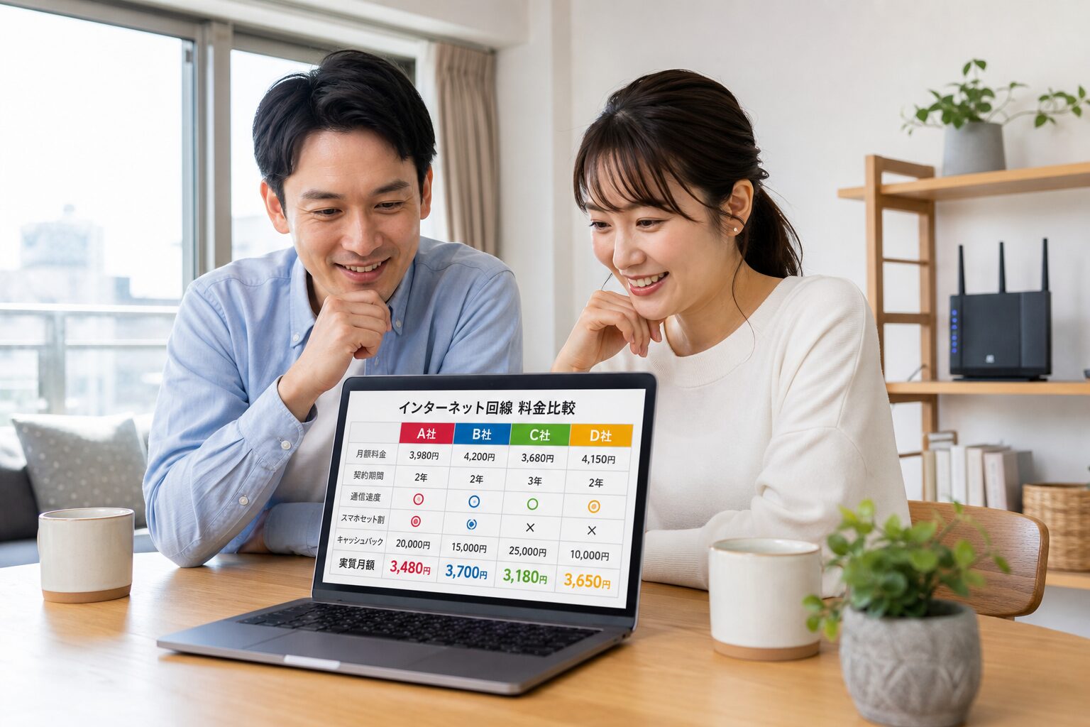 ドコモ光マンションの料金はいくら？タイプA/B比較×実質月額