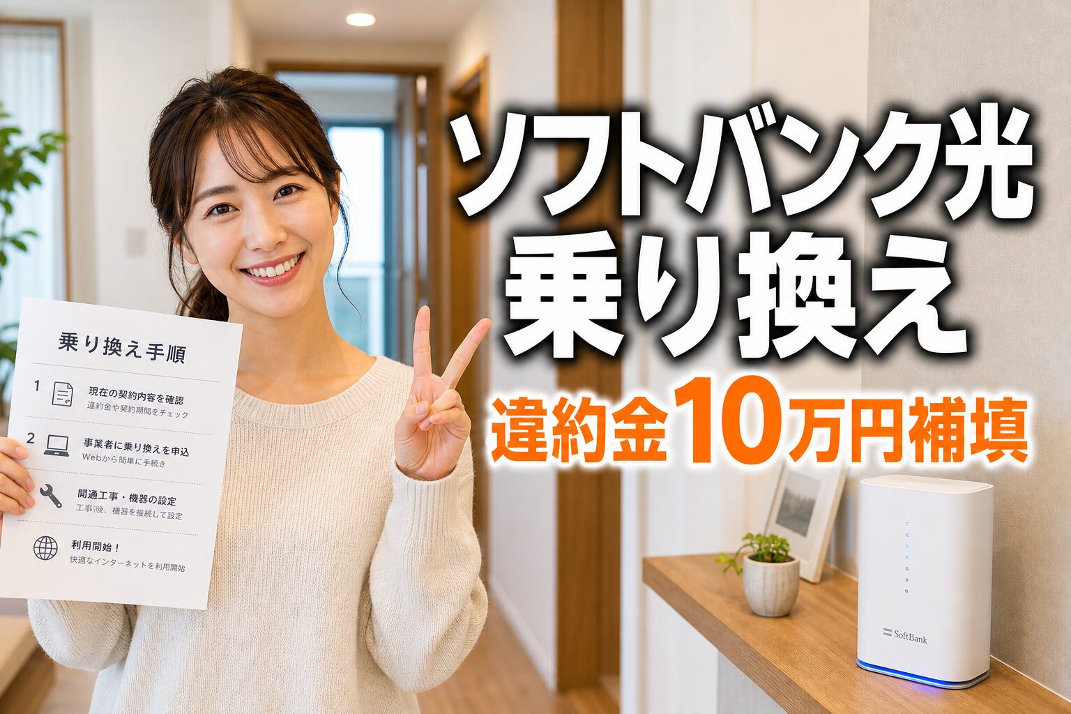 ソフトバンク光への乗り換え完全ガイド アイキャッチ