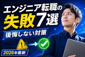 未経験エンジニア転職のよくある失敗7選