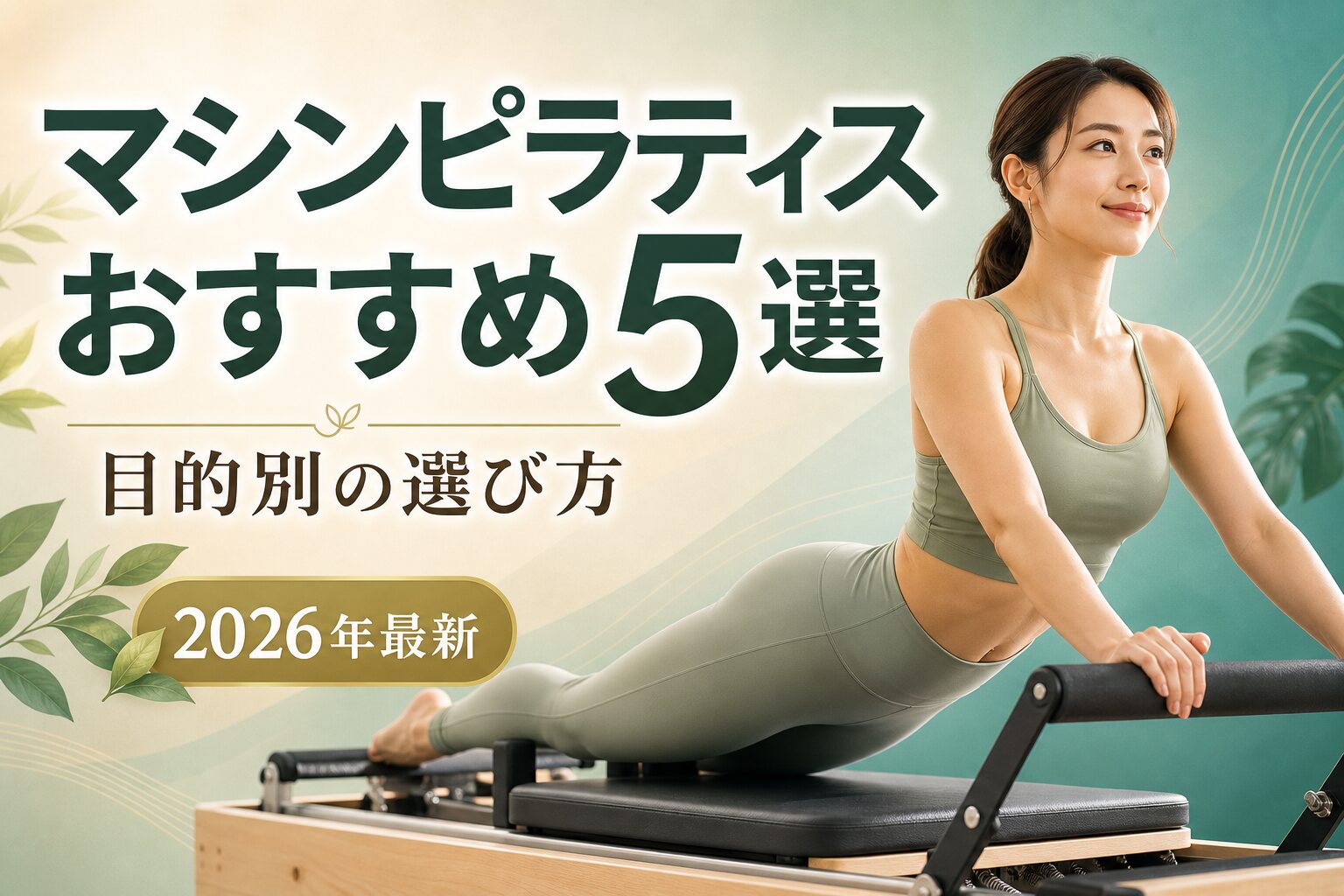 マシンピラティスおすすめ5選 比較