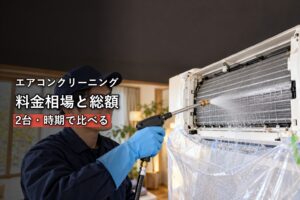 エアコンクリーニングの料金相場と総額